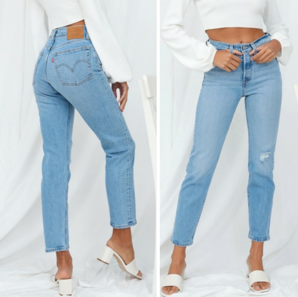 Levi's WEDGIE Premium High Rise Straight J…